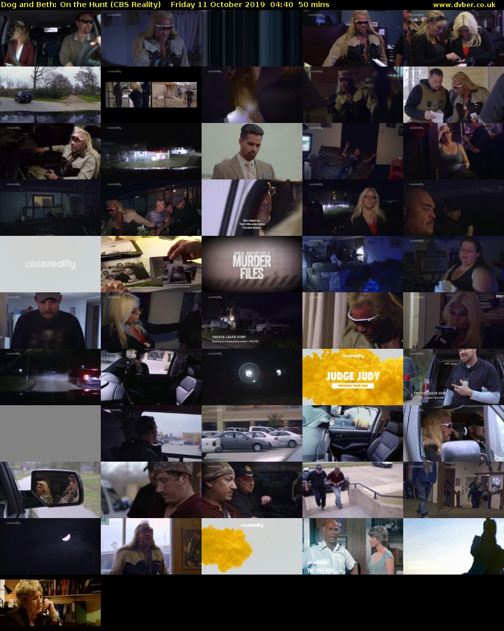 Dog and Beth: On the Hunt (CBS Reality) Friday 11 October 2019 04:40 - 05:30