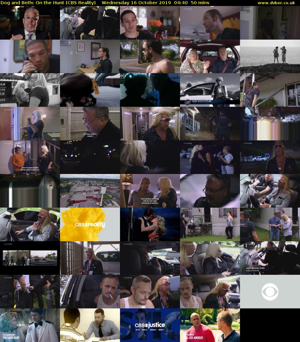 Dog and Beth: On the Hunt (CBS Reality) Wednesday 16 October 2019 04:40 - 05:30