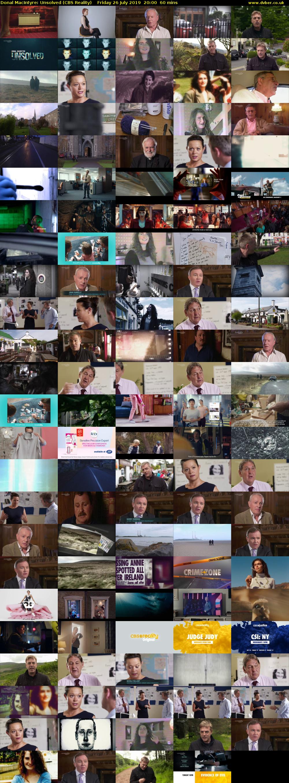 Donal MacIntyre: Unsolved (CBS Reality) Friday 26 July 2019 20:00 - 21:00
