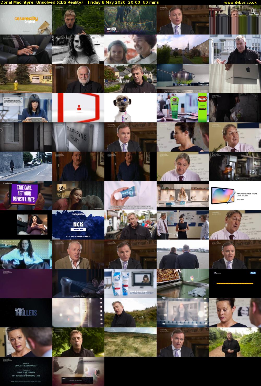 Donal MacIntyre: Unsolved (CBS Reality) Friday 8 May 2020 20:00 - 21:00
