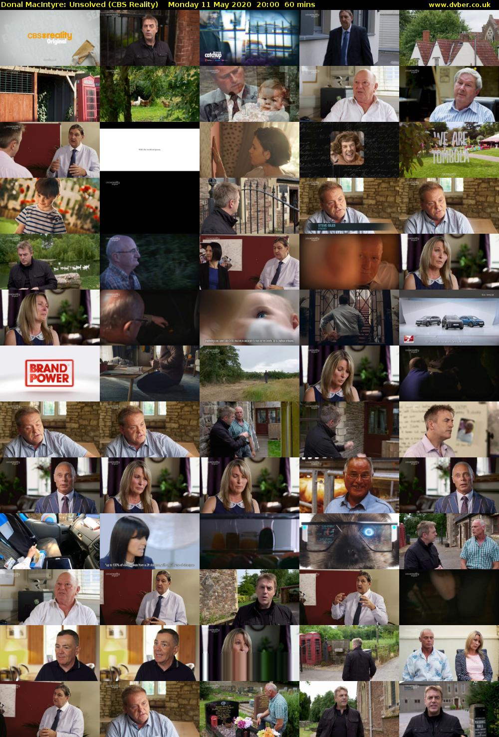 Donal MacIntyre: Unsolved (CBS Reality) Monday 11 May 2020 20:00 - 21:00