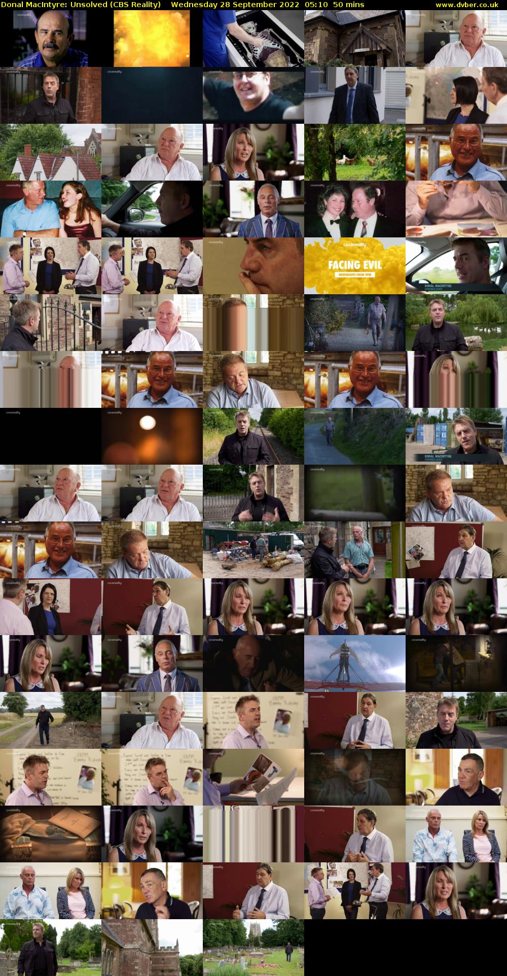 Donal MacIntyre: Unsolved (CBS Reality) Wednesday 28 September 2022 05:10 - 06:00