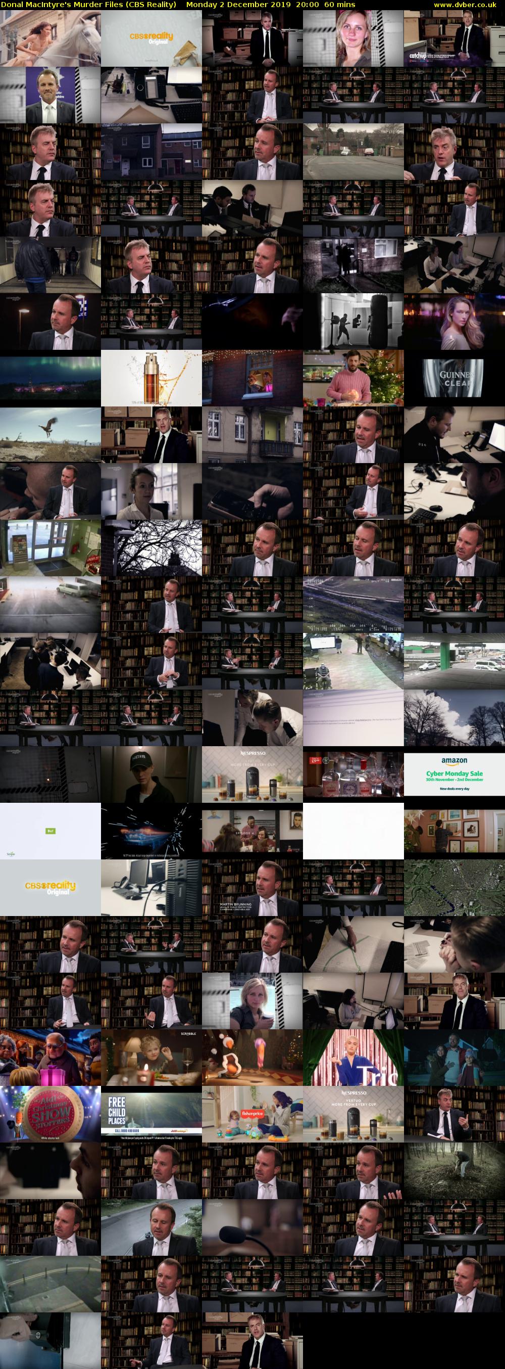 Donal MacIntyre's Murder Files (CBS Reality) Monday 2 December 2019 20:00 - 21:00