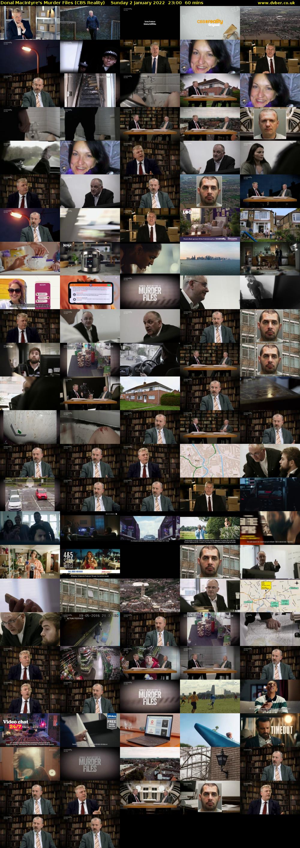 Donal MacIntyre's Murder Files (CBS Reality) Sunday 2 January 2022 23:00 - 00:00