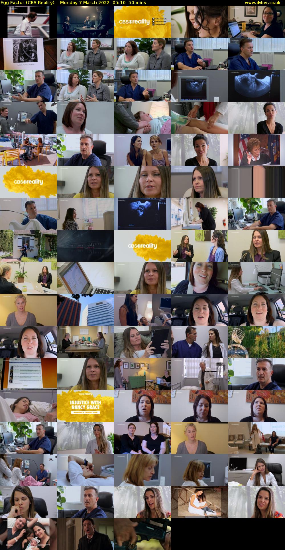 Egg Factor (CBS Reality) Monday 7 March 2022 05:10 - 06:00