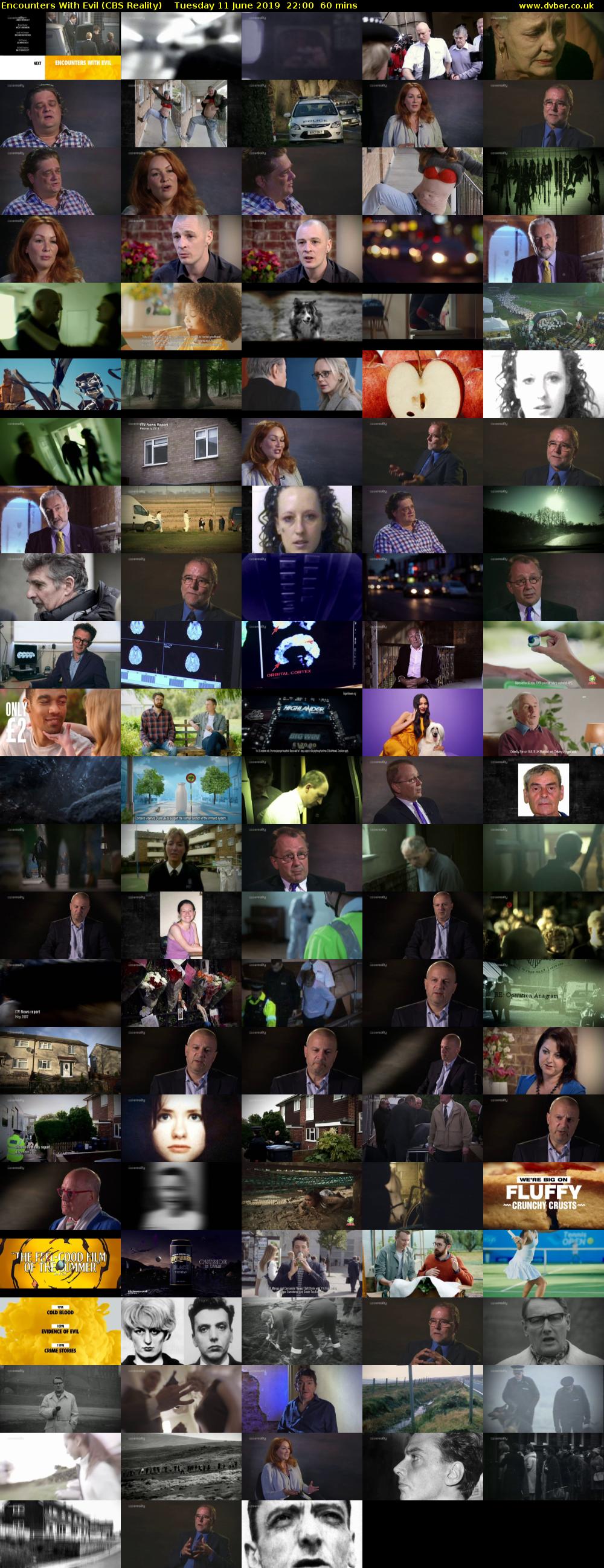 Encounters With Evil (CBS Reality) Tuesday 11 June 2019 22:00 - 23:00