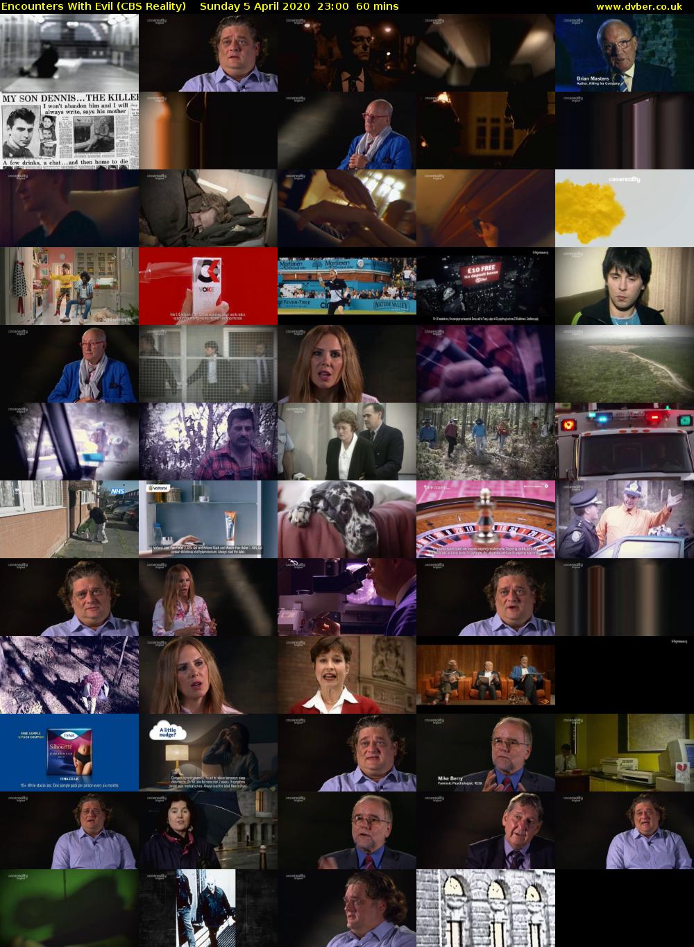 Encounters With Evil (CBS Reality) Sunday 5 April 2020 23:00 - 00:00