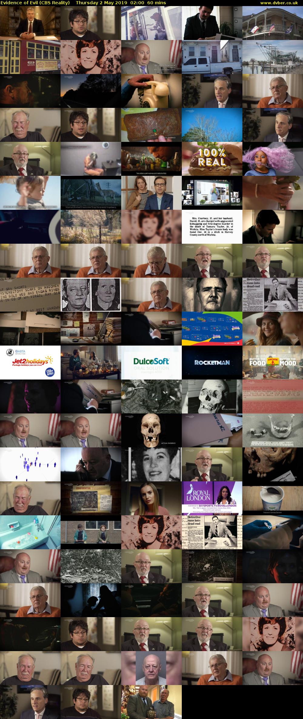 Evidence of Evil (CBS Reality) Thursday 2 May 2019 02:00 - 03:00