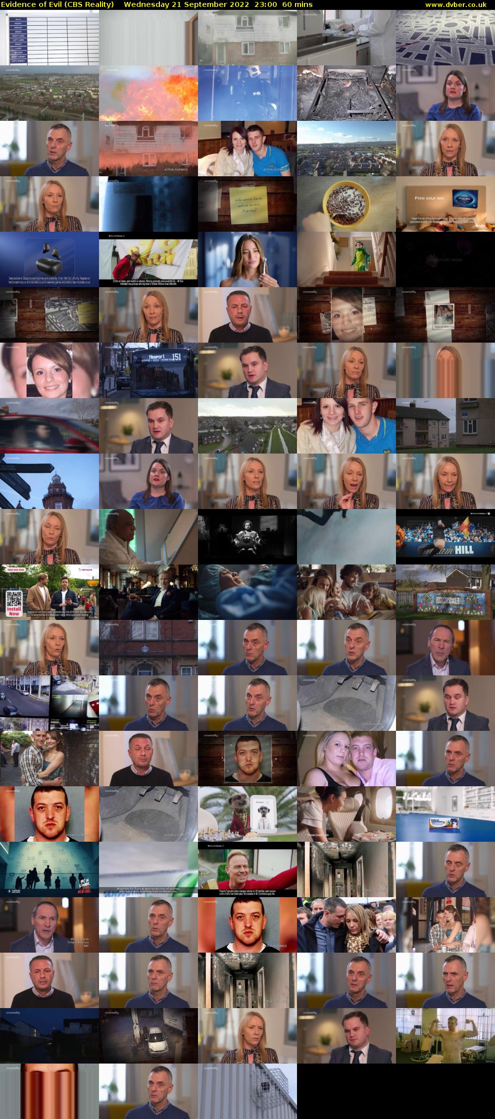 Evidence of Evil (CBS Reality) Wednesday 21 September 2022 23:00 - 00:00