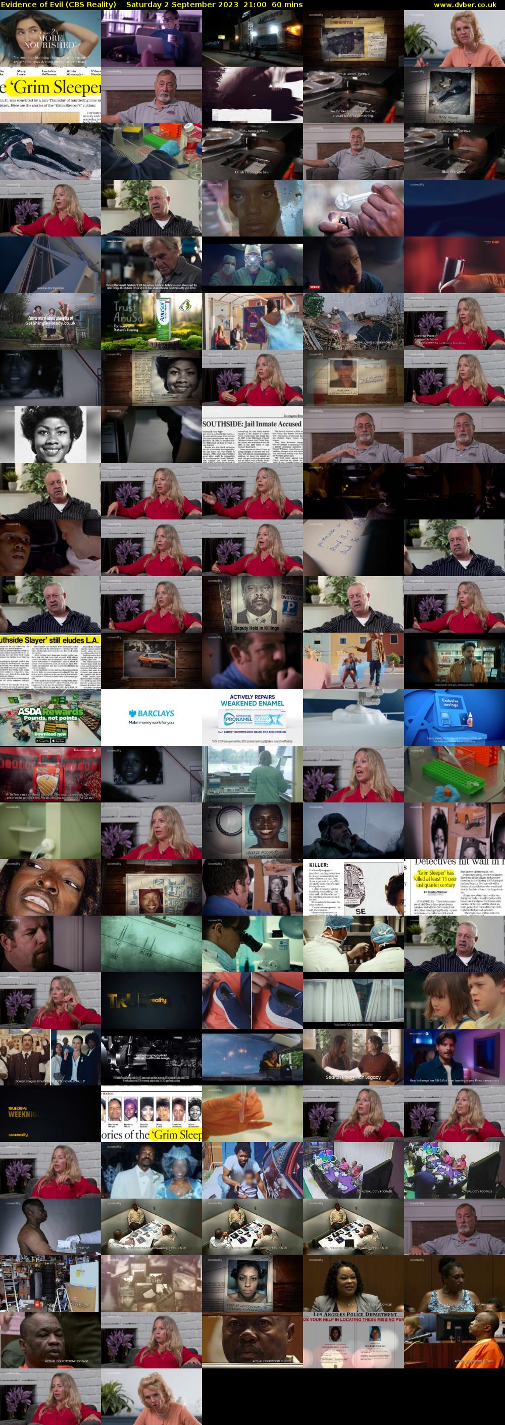 Evidence of Evil (CBS Reality) Saturday 2 September 2023 21:00 - 22:00