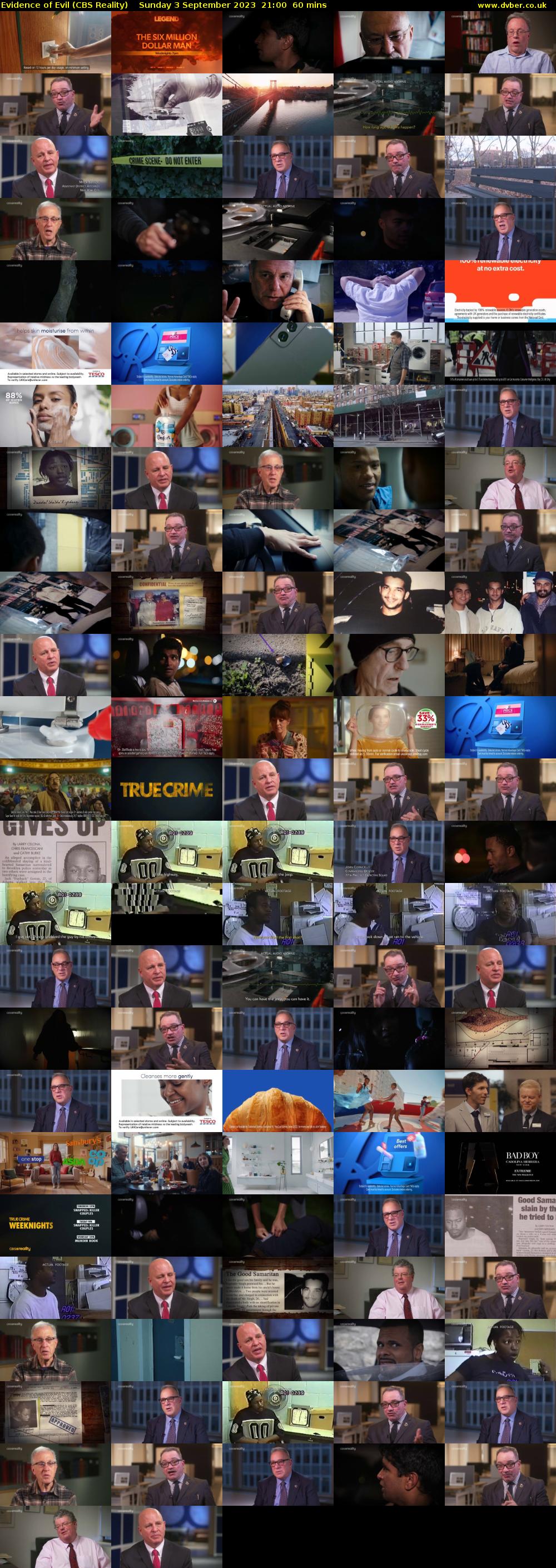 Evidence of Evil (CBS Reality) Sunday 3 September 2023 21:00 - 22:00