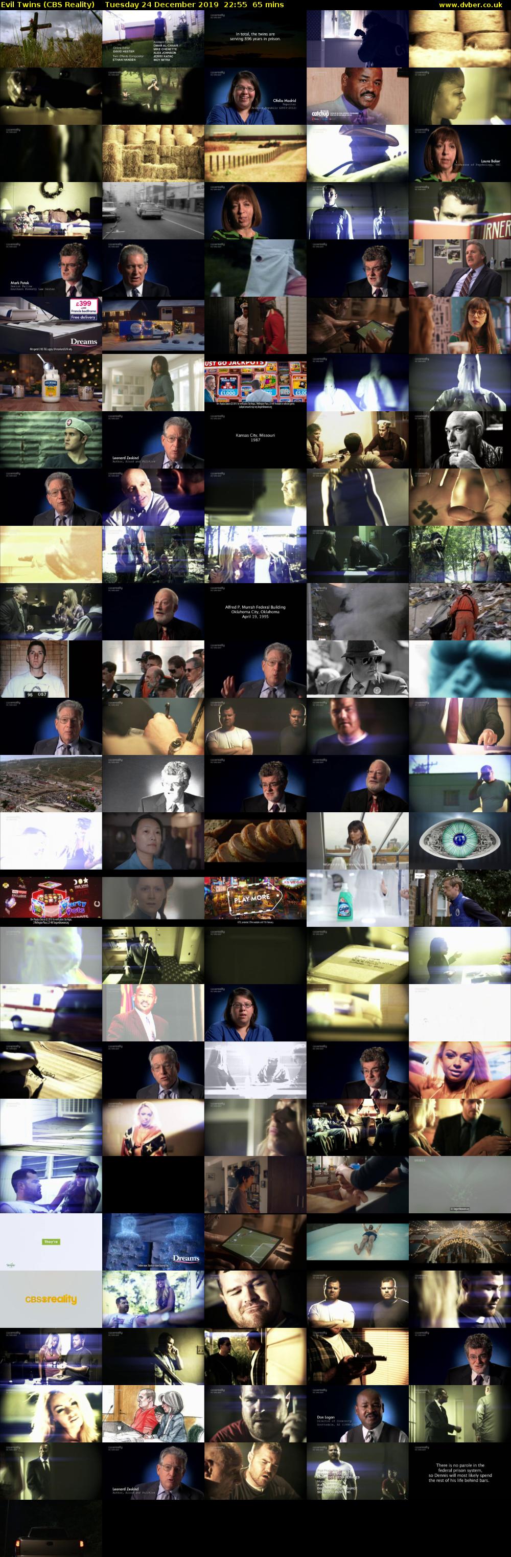 Evil Twins (CBS Reality) Tuesday 24 December 2019 22:55 - 00:00