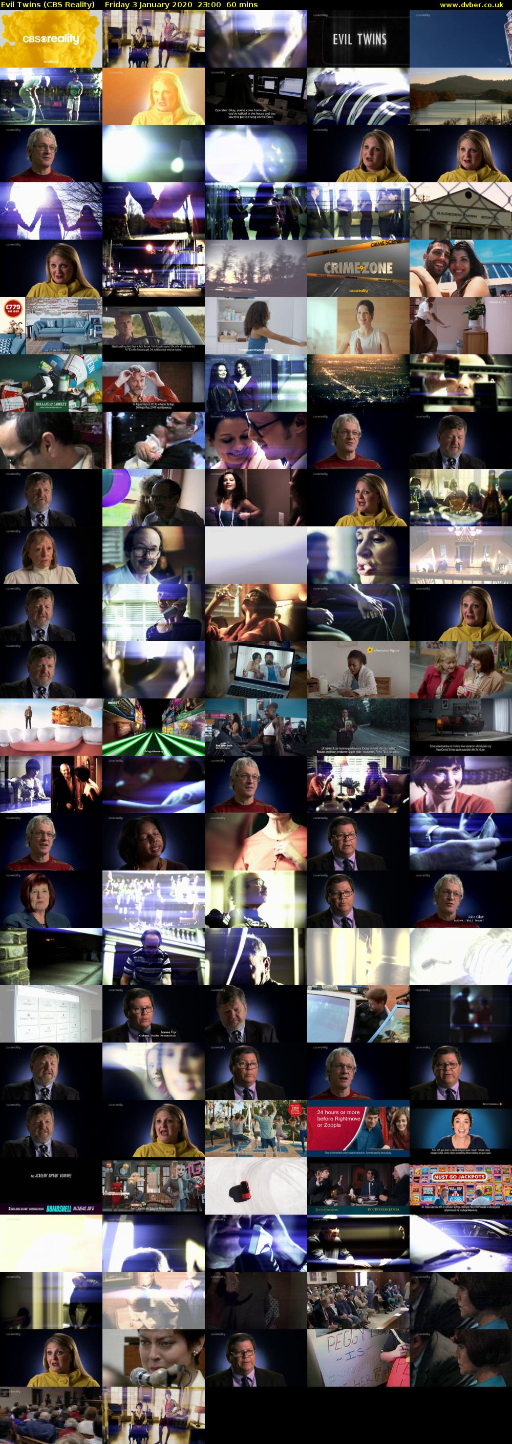 Evil Twins (CBS Reality) Friday 3 January 2020 23:00 - 00:00