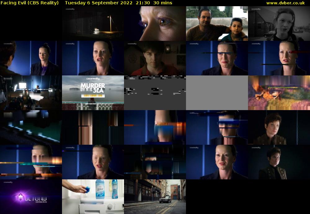 Facing Evil (CBS Reality) Tuesday 6 September 2022 21:30 - 22:00