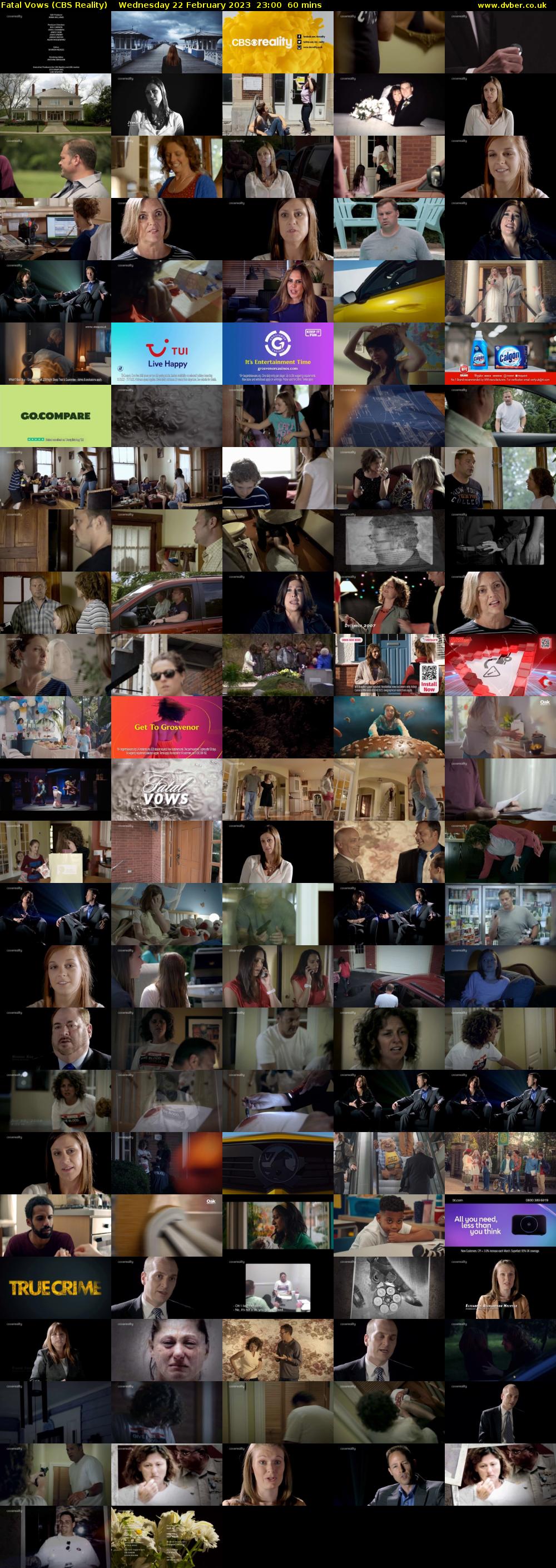 Fatal Vows (CBS Reality) Wednesday 22 February 2023 23:00 - 00:00