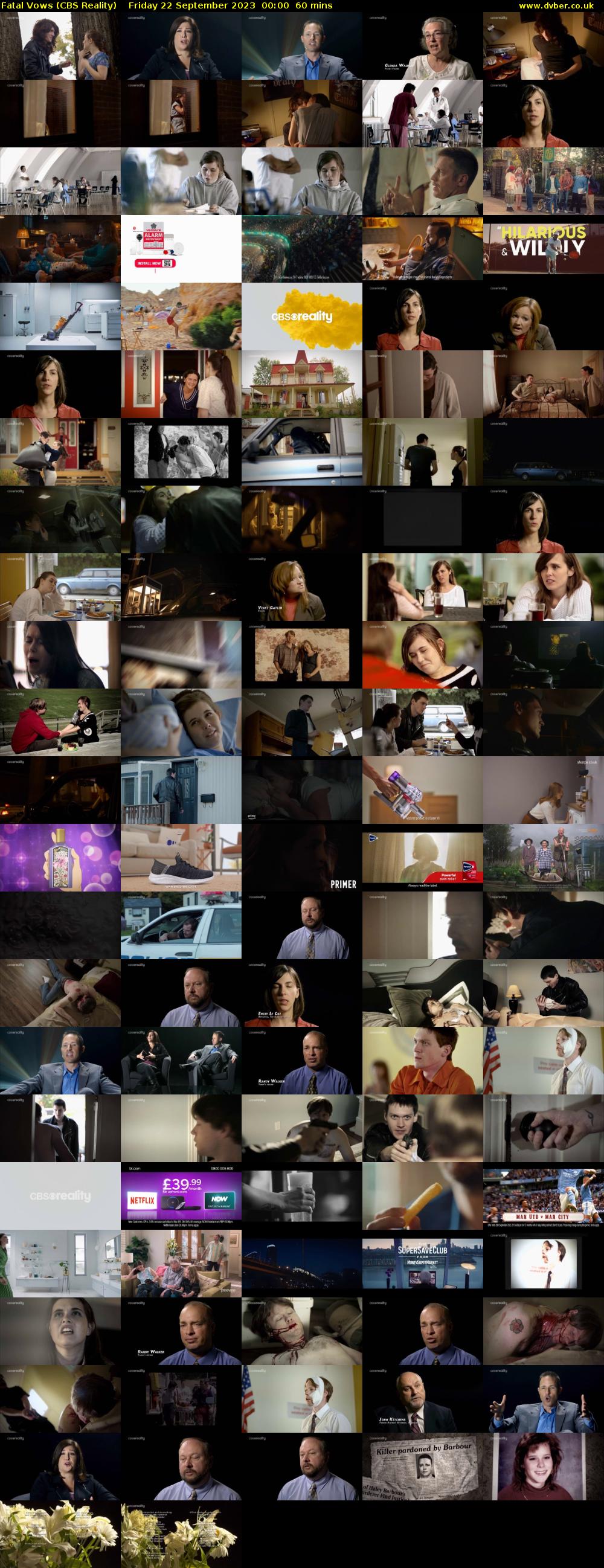 Fatal Vows (CBS Reality) Friday 22 September 2023 00:00 - 01:00