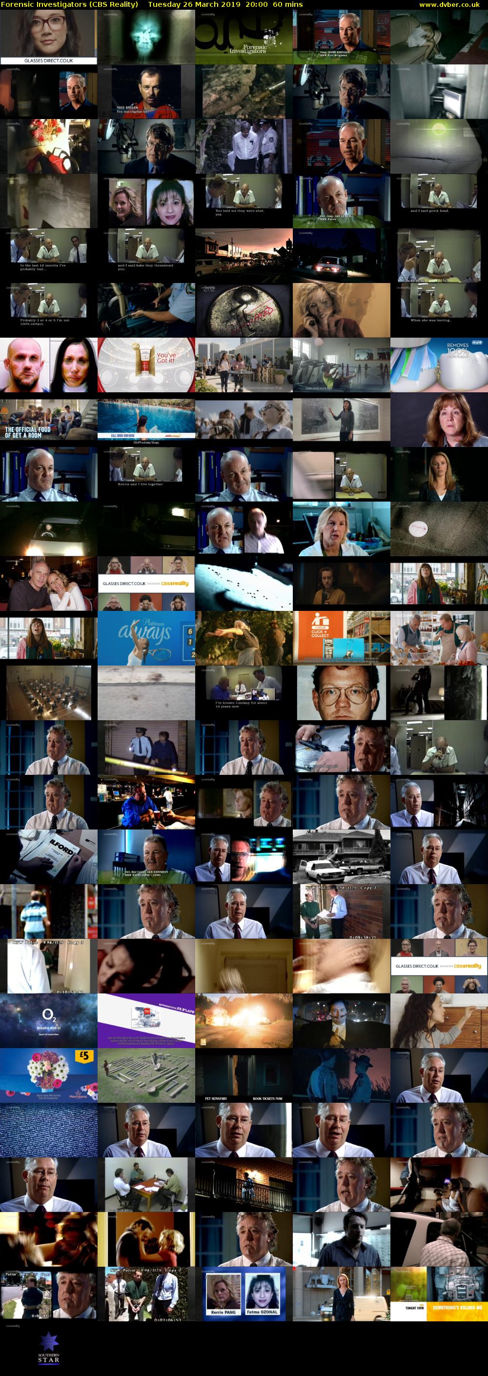 Forensic Investigators (CBS Reality) Tuesday 26 March 2019 20:00 - 21:00
