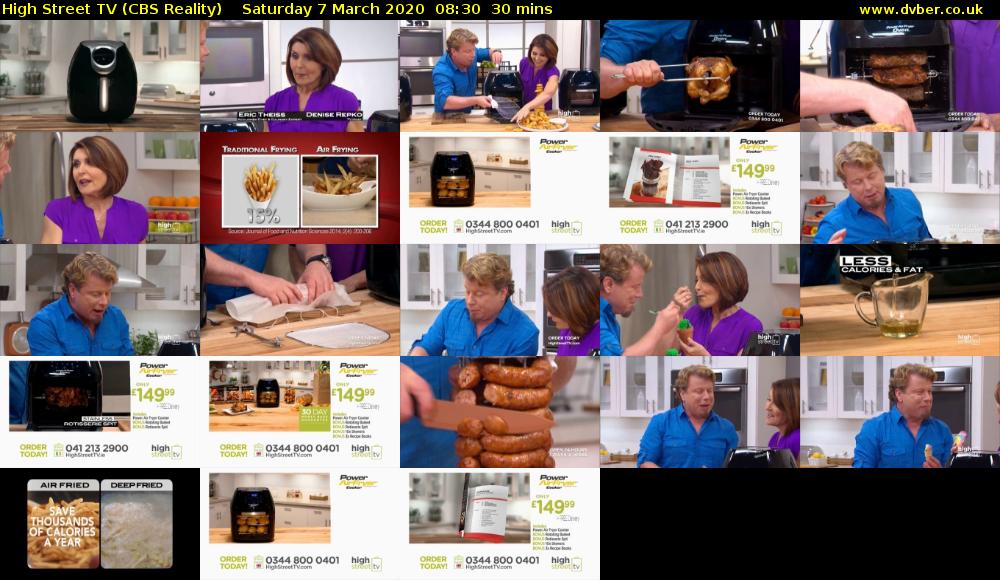 High Street TV (CBS Reality) Saturday 7 March 2020 08:30 - 09:00