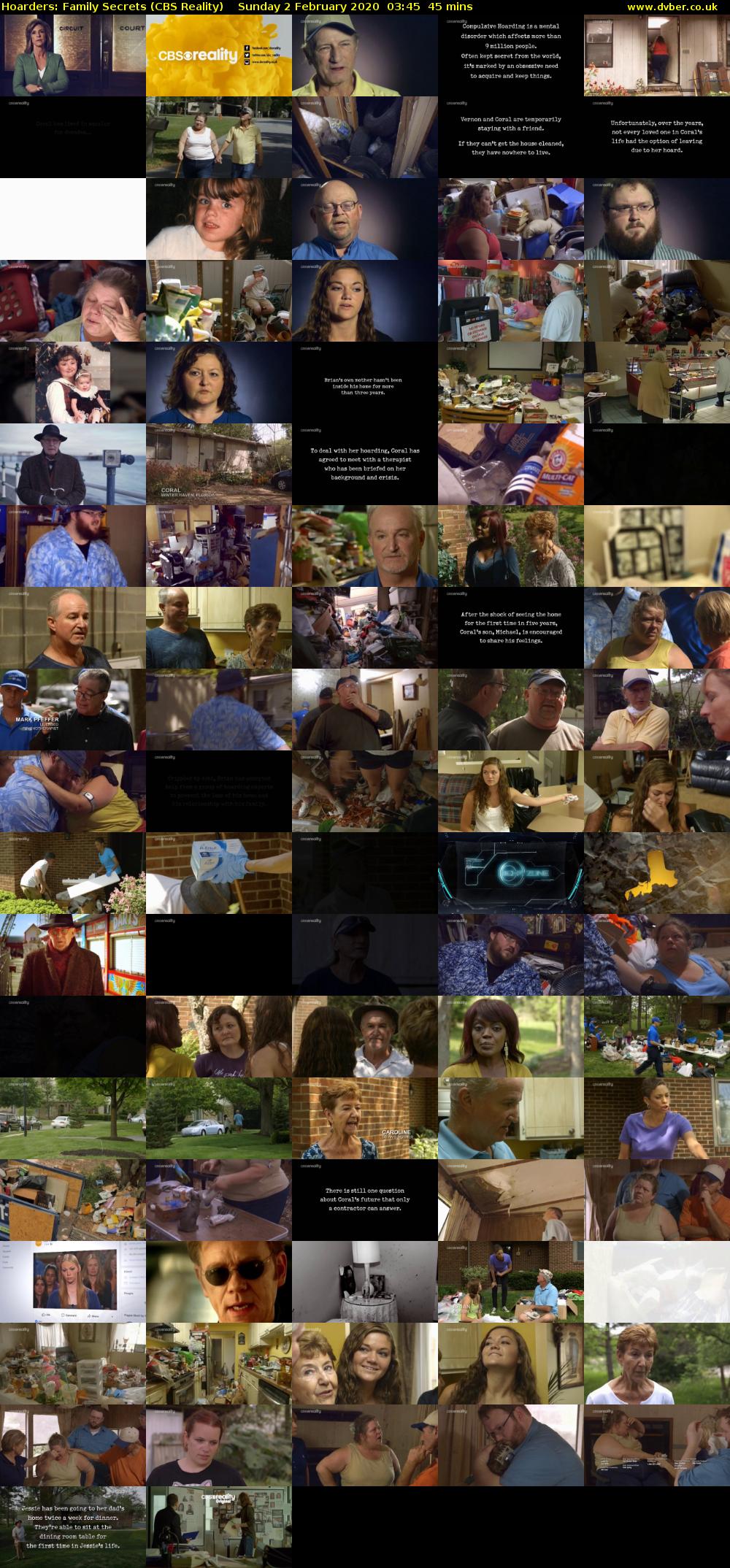 Hoarders: Family Secrets (CBS Reality) Sunday 2 February 2020 03:45 - 04:30