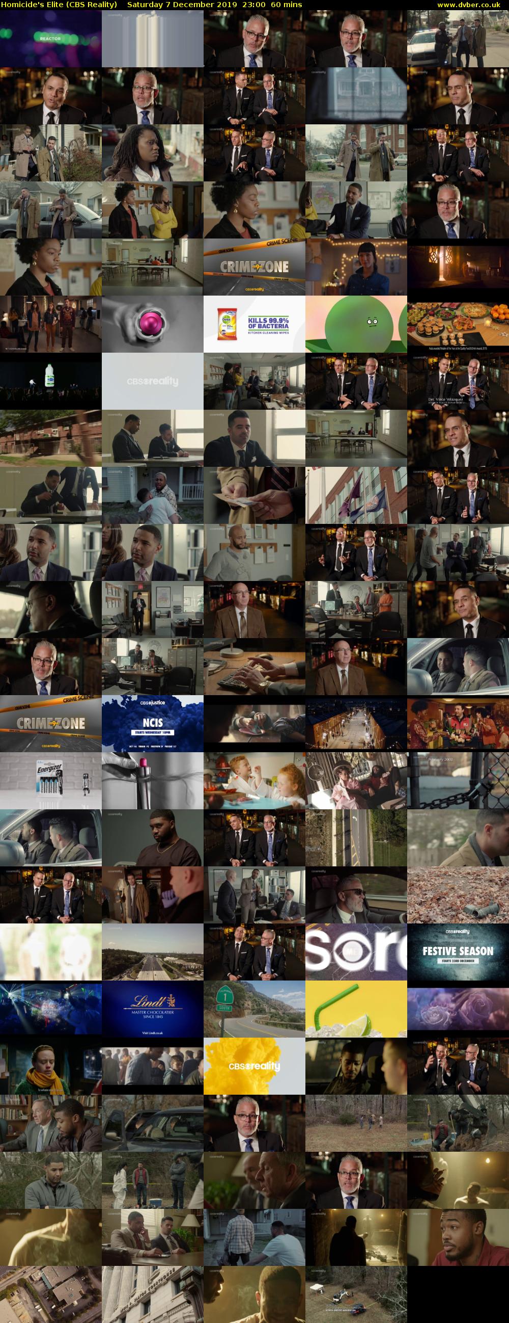 Homicide's Elite (CBS Reality) Saturday 7 December 2019 23:00 - 00:00
