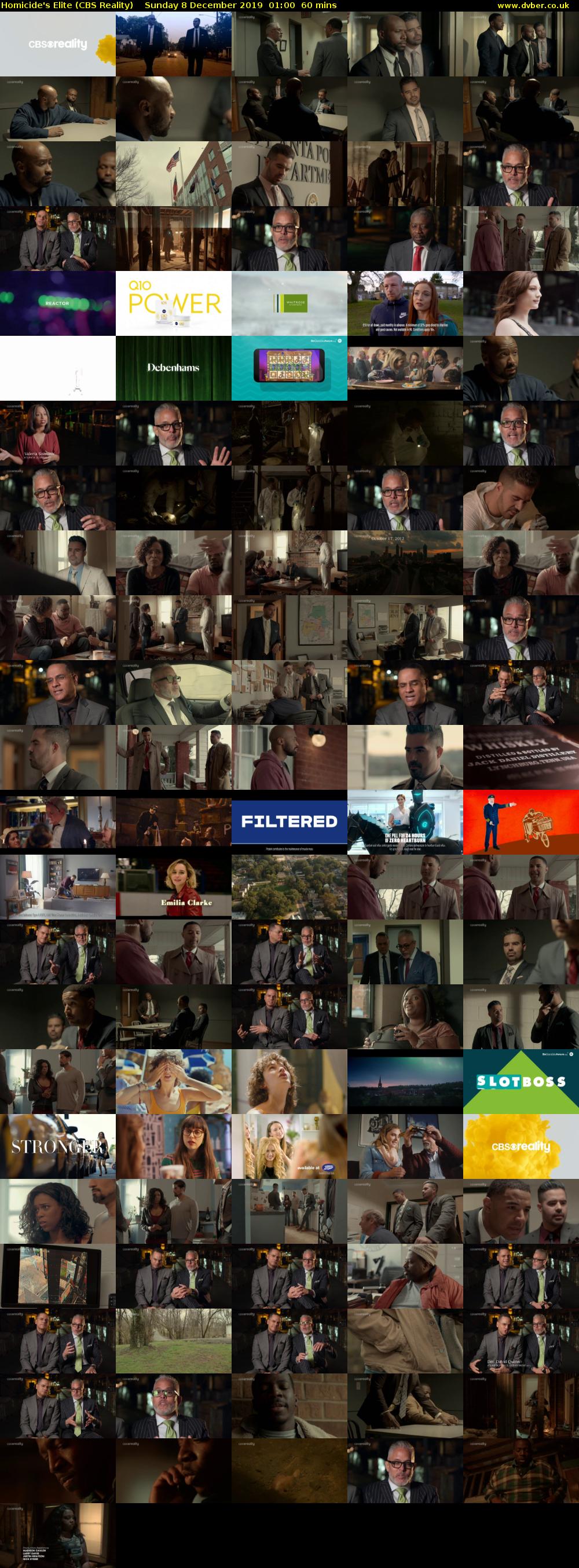 Homicide's Elite (CBS Reality) Sunday 8 December 2019 01:00 - 02:00