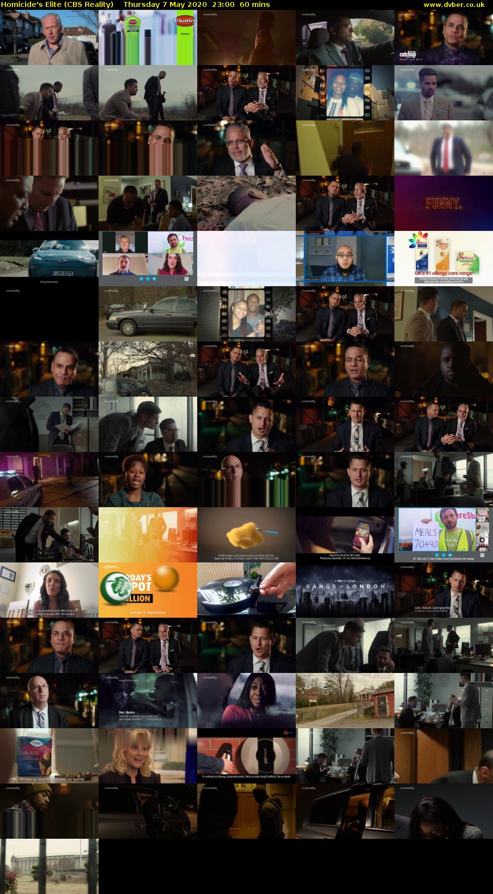 Homicide's Elite (CBS Reality) Thursday 7 May 2020 23:00 - 00:00