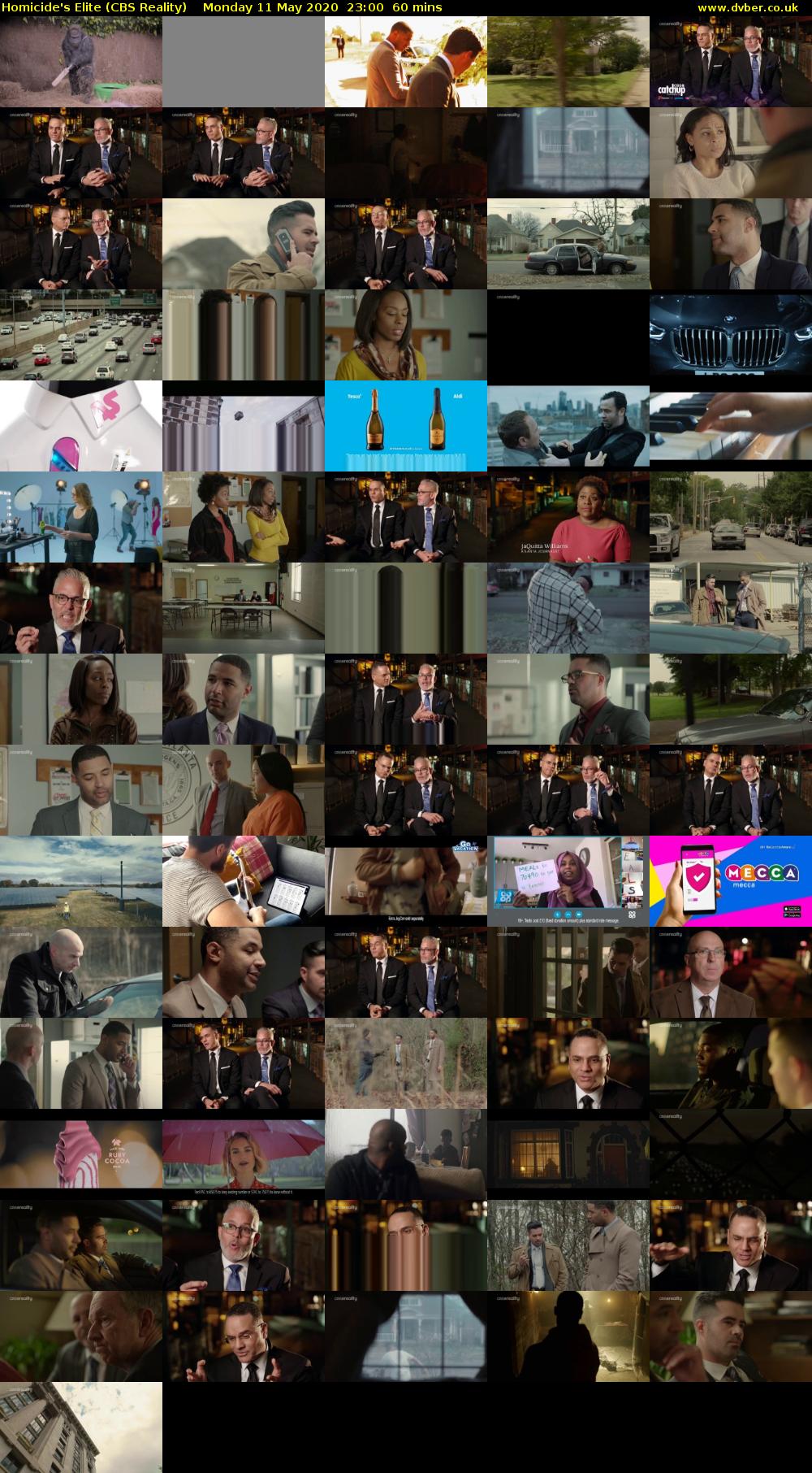 Homicide's Elite (CBS Reality) Monday 11 May 2020 23:00 - 00:00