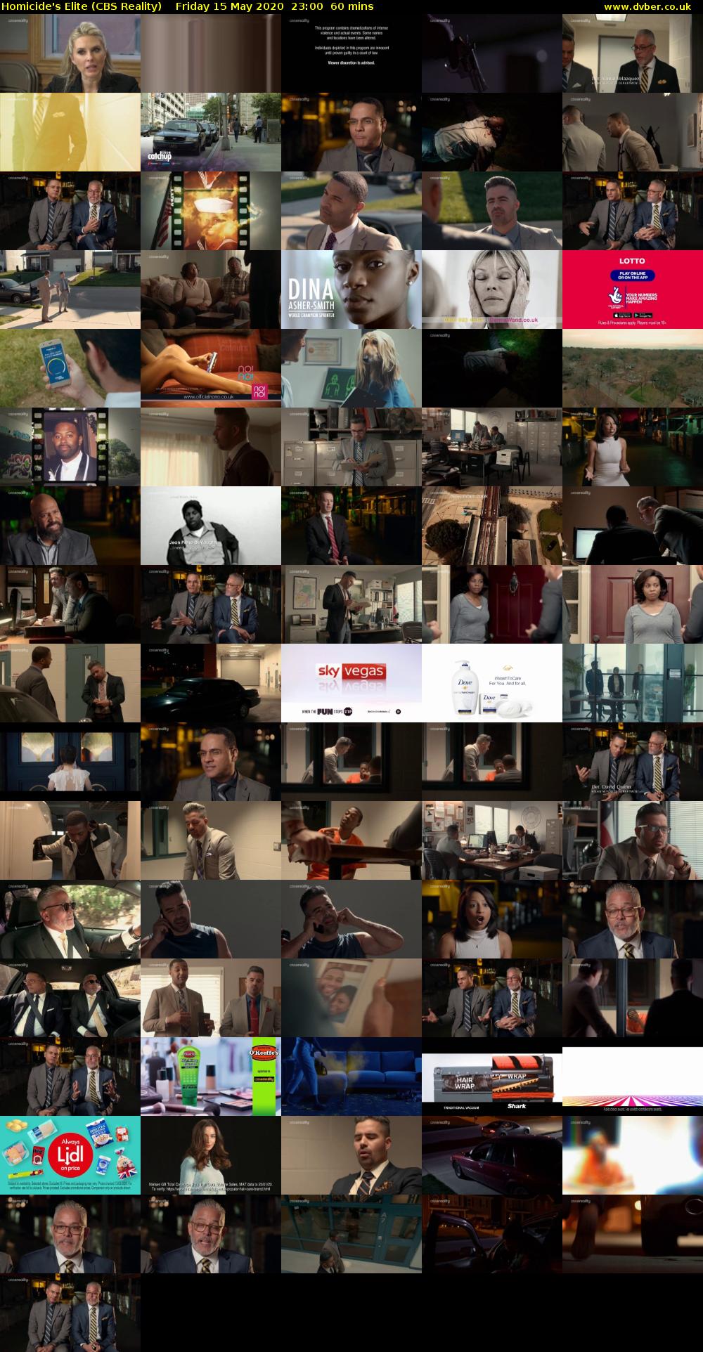Homicide's Elite (CBS Reality) Friday 15 May 2020 23:00 - 00:00
