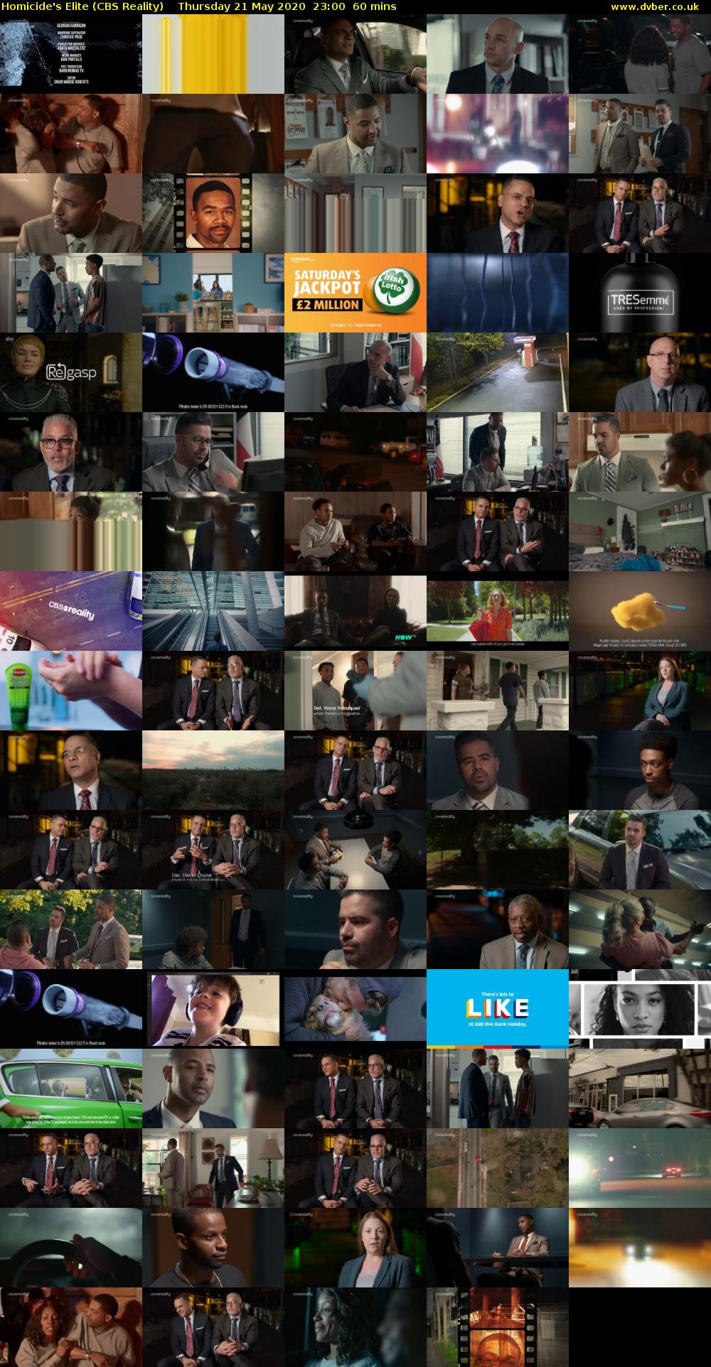 Homicide's Elite (CBS Reality) Thursday 21 May 2020 23:00 - 00:00