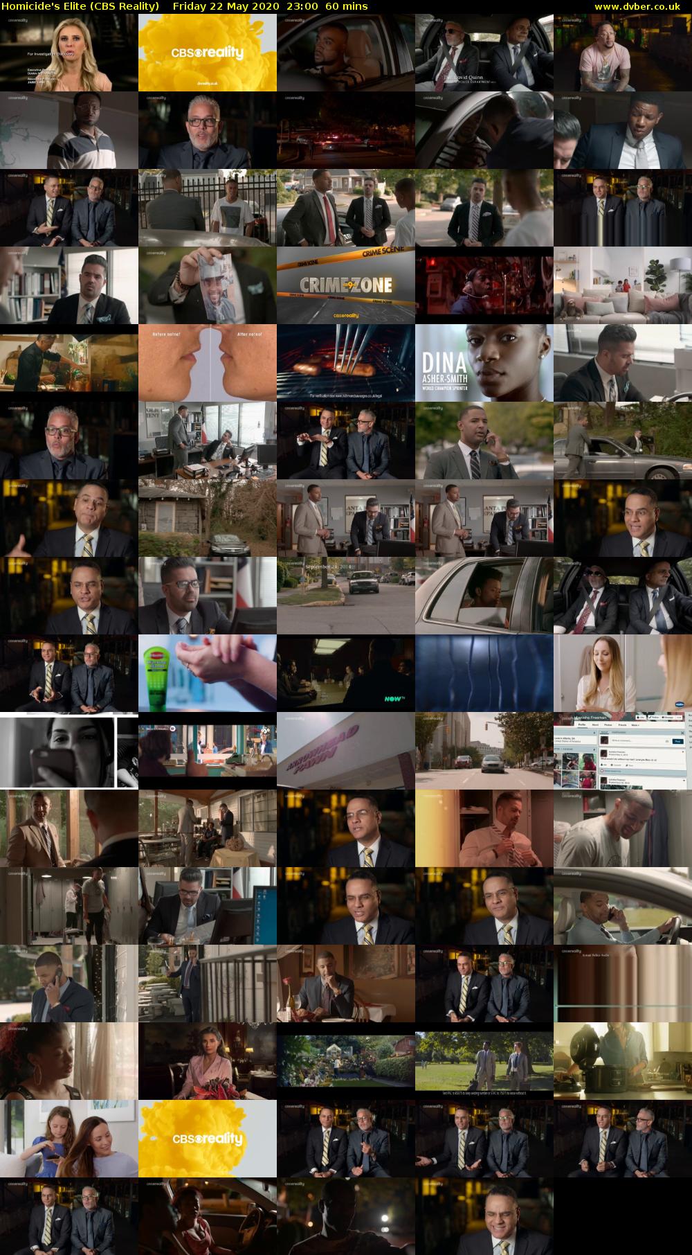 Homicide's Elite (CBS Reality) Friday 22 May 2020 23:00 - 00:00
