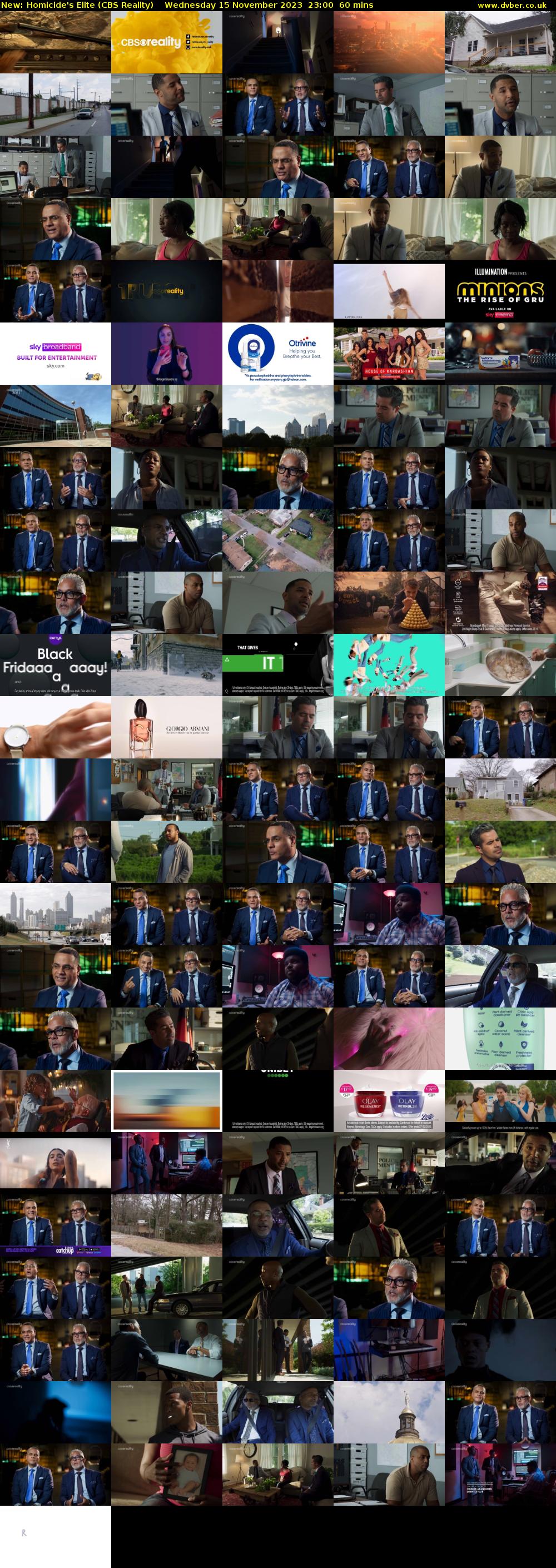 Homicide's Elite (CBS Reality) Wednesday 15 November 2023 23:00 - 00:00