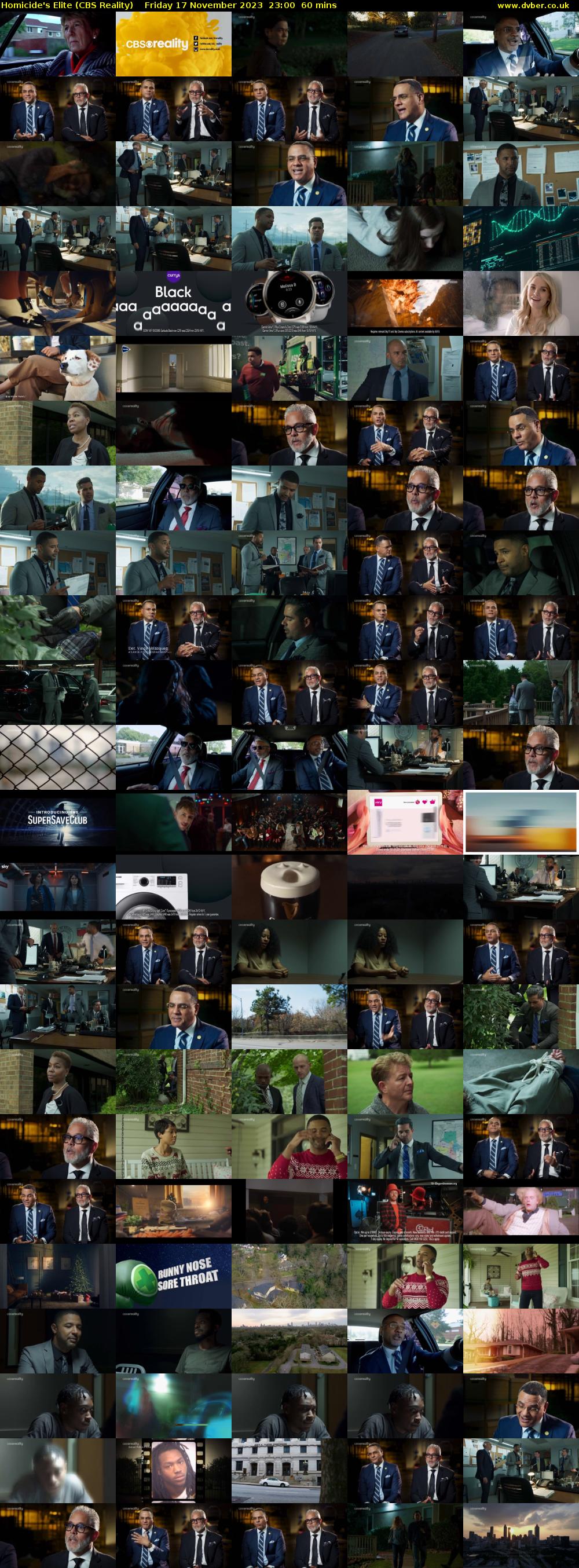 Homicide's Elite (CBS Reality) Friday 17 November 2023 23:00 - 00:00