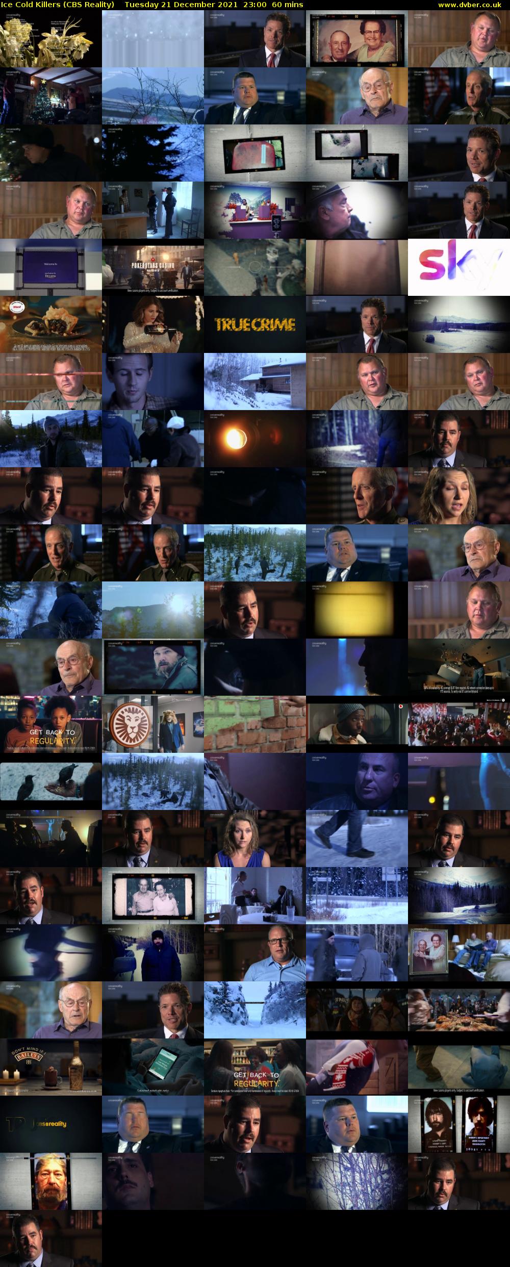 Ice Cold Killers (CBS Reality) Tuesday 21 December 2021 23:00 - 00:00