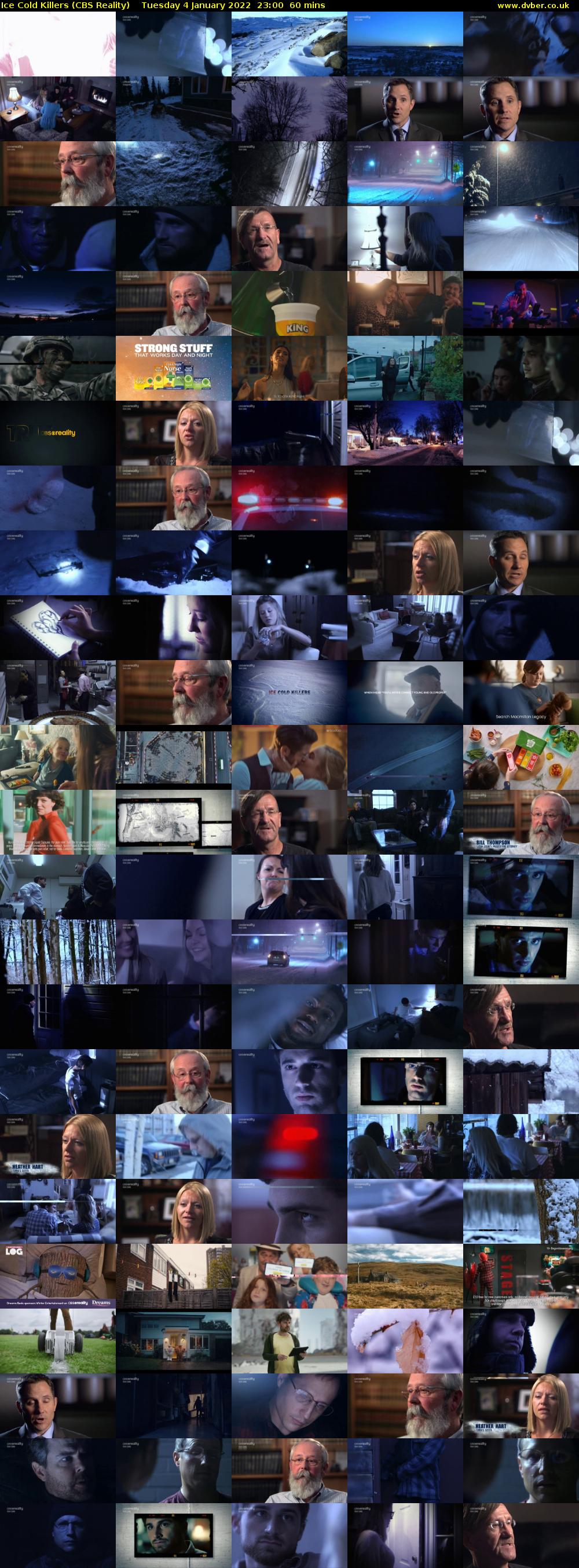 Ice Cold Killers (CBS Reality) Tuesday 4 January 2022 23:00 - 00:00