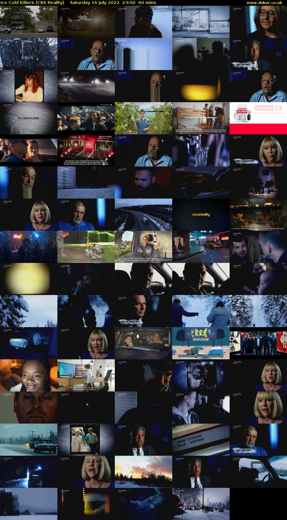 Ice Cold Killers (CBS Reality) Saturday 16 July 2022 23:00 - 00:00