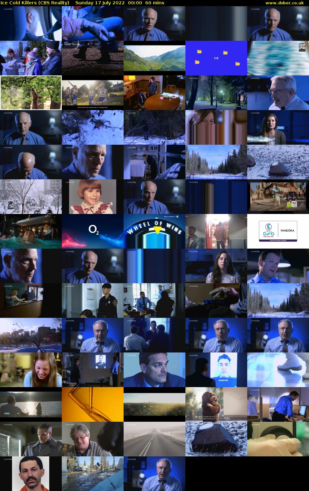 Ice Cold Killers (CBS Reality) Sunday 17 July 2022 00:00 - 01:00