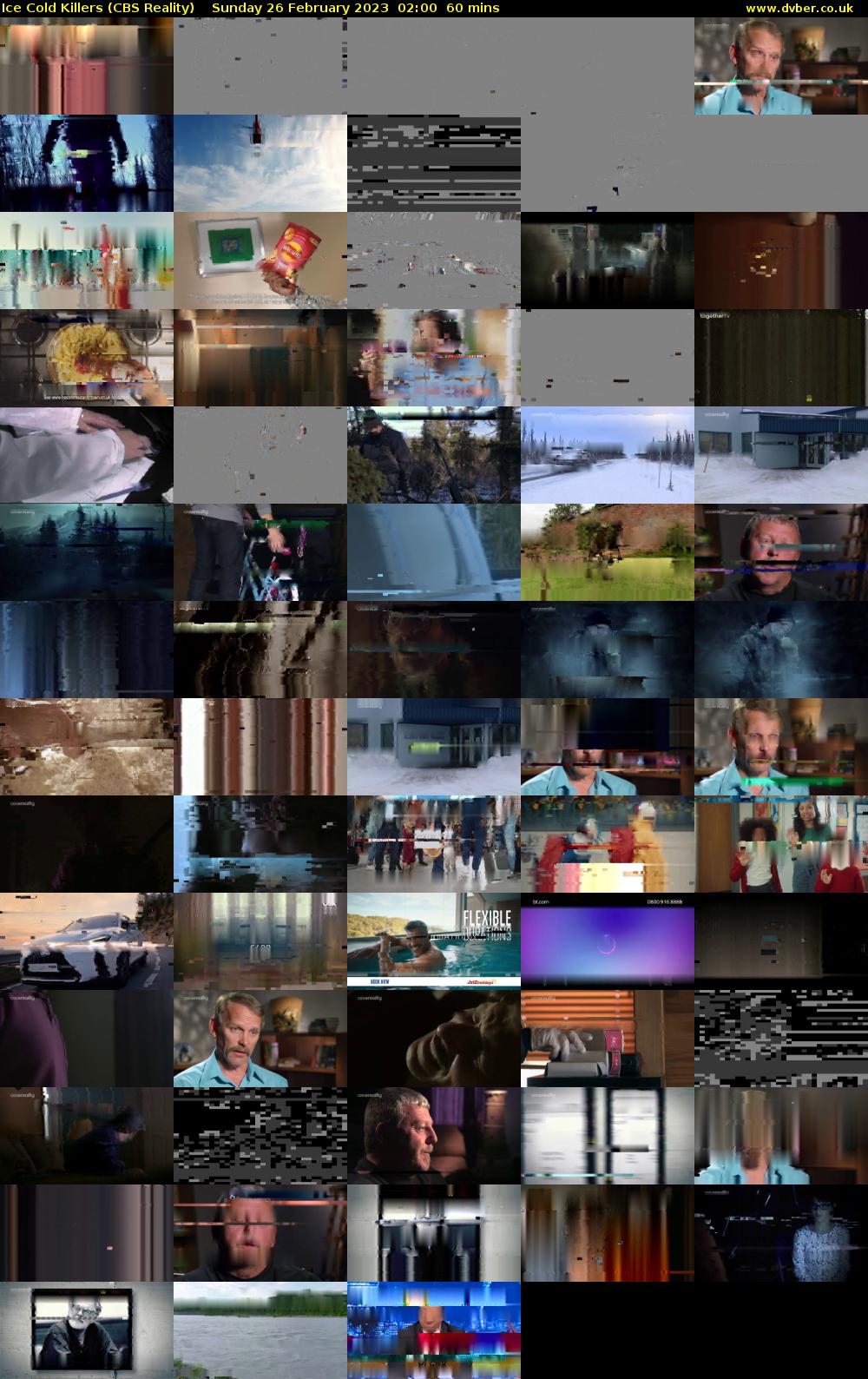 Ice Cold Killers (CBS Reality) Sunday 26 February 2023 02:00 - 03:00