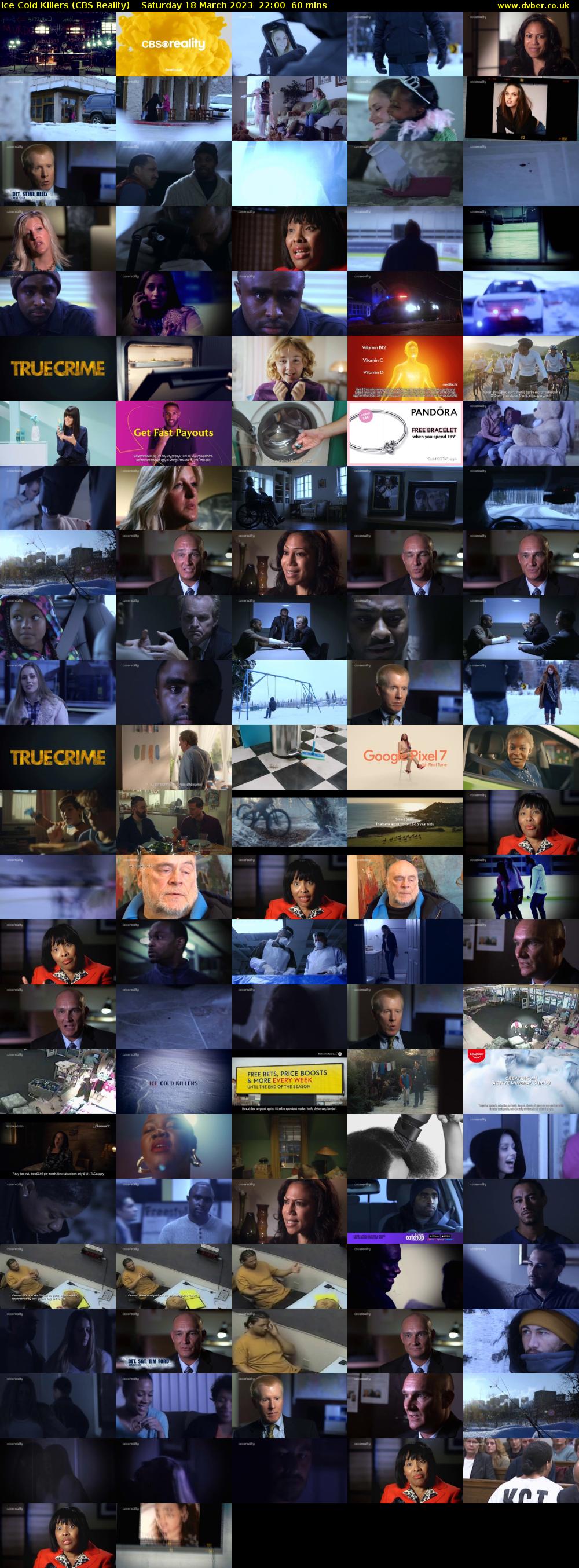 Ice Cold Killers (CBS Reality) Saturday 18 March 2023 22:00 - 23:00