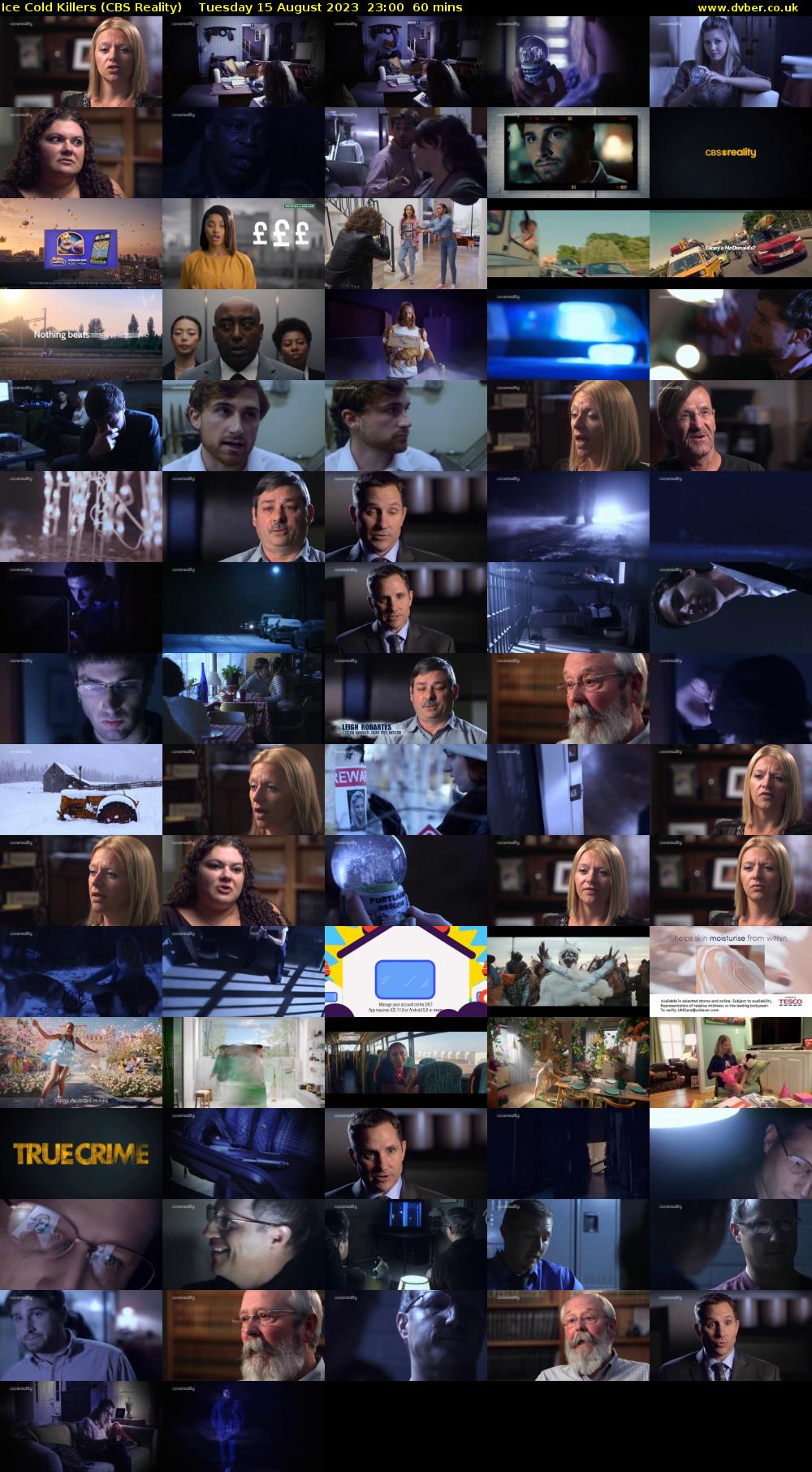 Ice Cold Killers (CBS Reality) Tuesday 15 August 2023 23:00 - 00:00