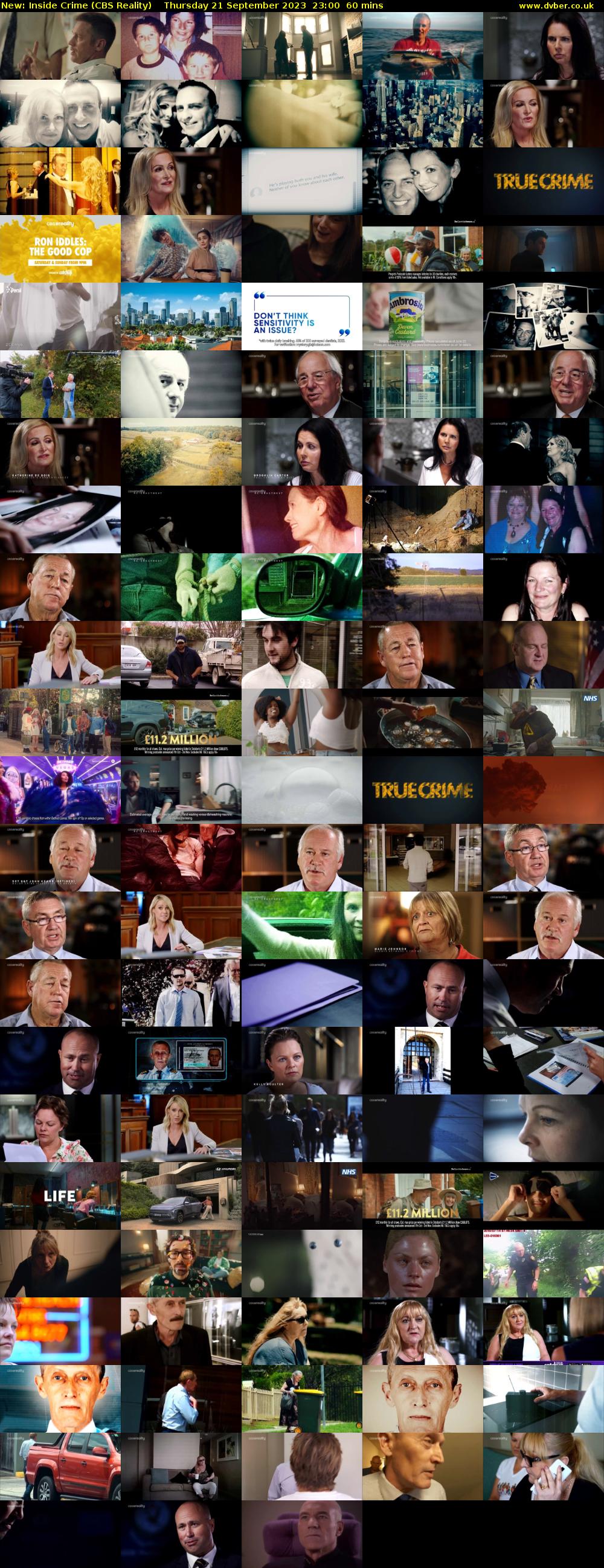 Inside Crime (CBS Reality) Thursday 21 September 2023 23:00 - 00:00