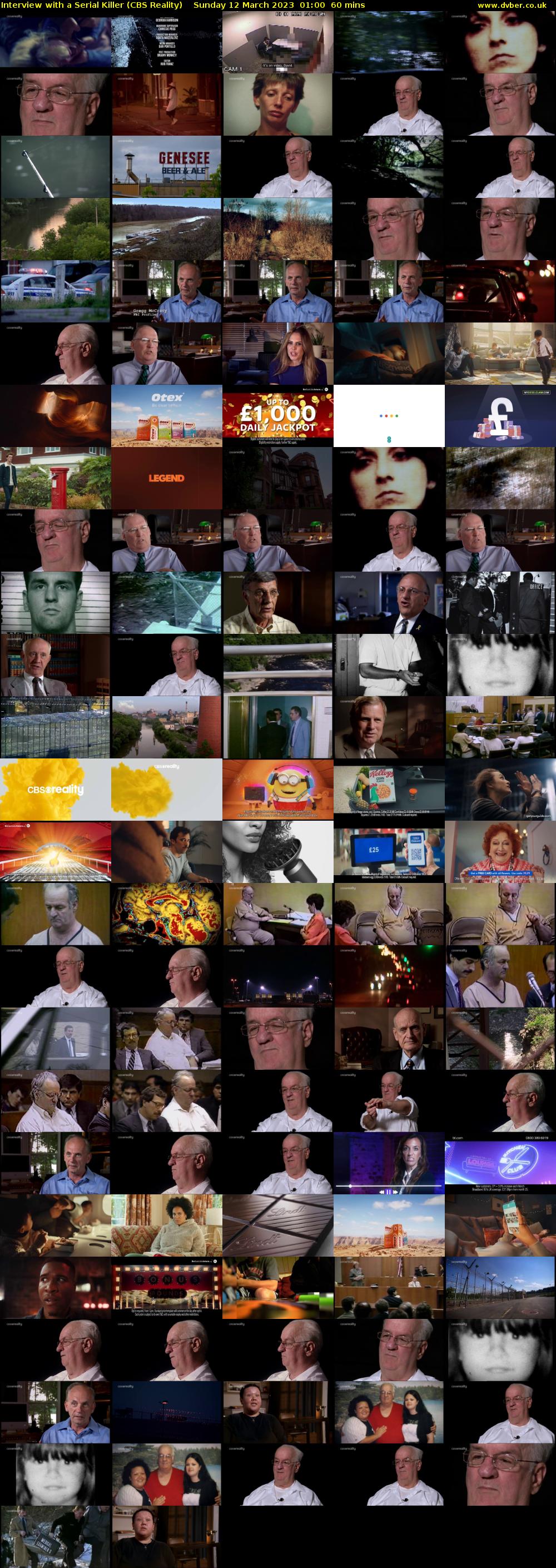 Interview with a Serial Killer (CBS Reality) Sunday 12 March 2023 01:00 - 02:00