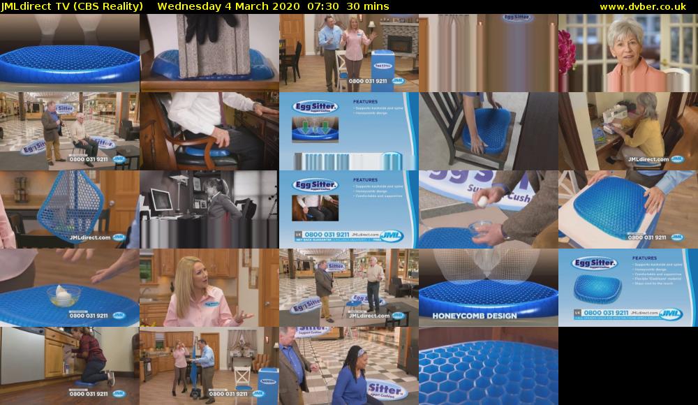 JMLdirect TV (CBS Reality) Wednesday 4 March 2020 07:30 - 08:00