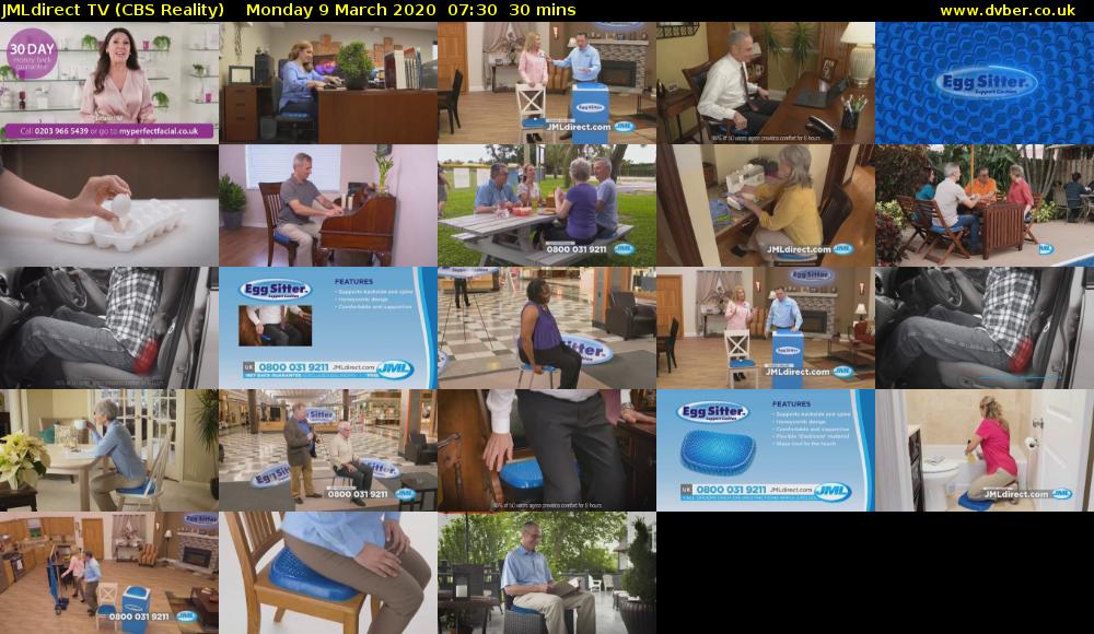 JMLdirect TV (CBS Reality) Monday 9 March 2020 07:30 - 08:00