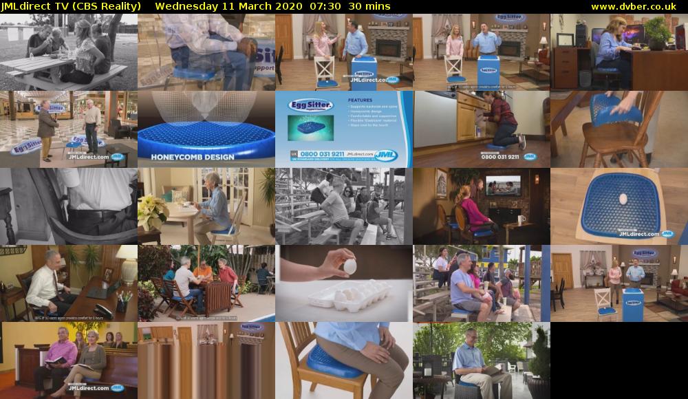 JMLdirect TV (CBS Reality) Wednesday 11 March 2020 07:30 - 08:00