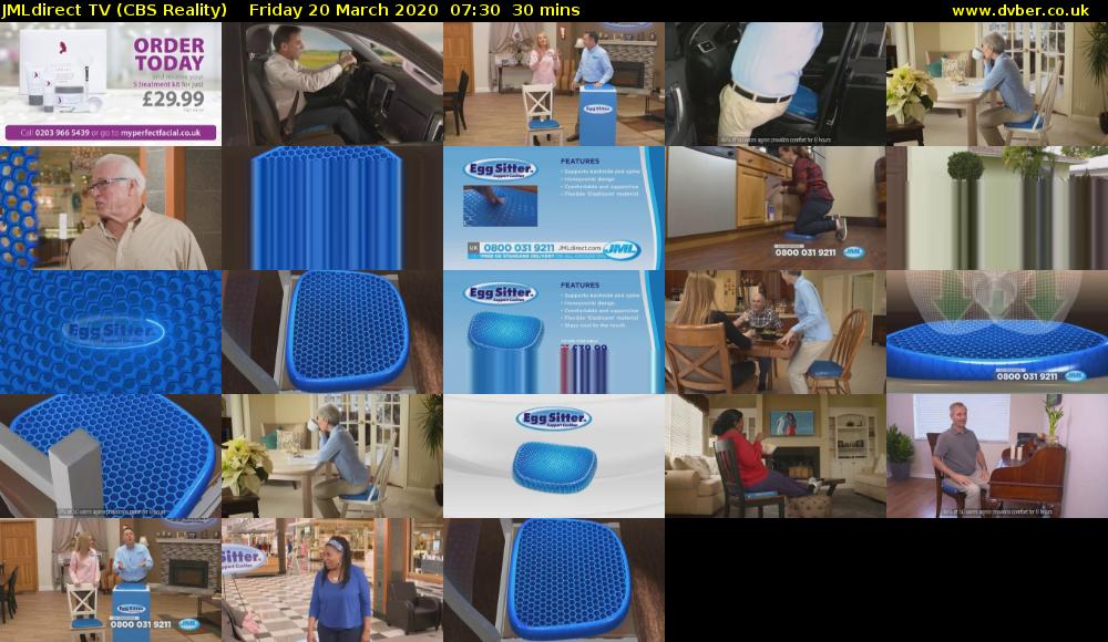 JMLdirect TV (CBS Reality) Friday 20 March 2020 07:30 - 08:00