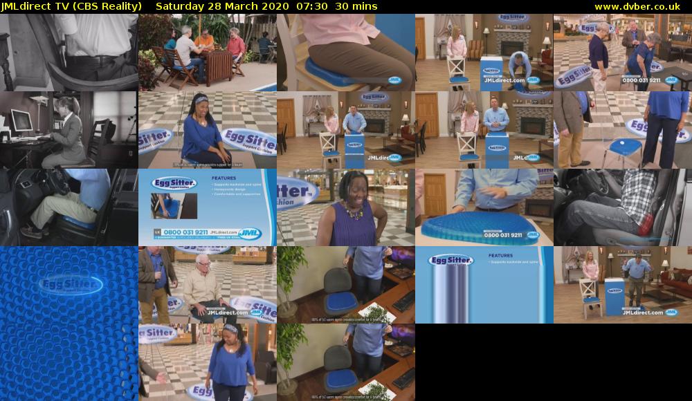 JMLdirect TV (CBS Reality) Saturday 28 March 2020 07:30 - 08:00
