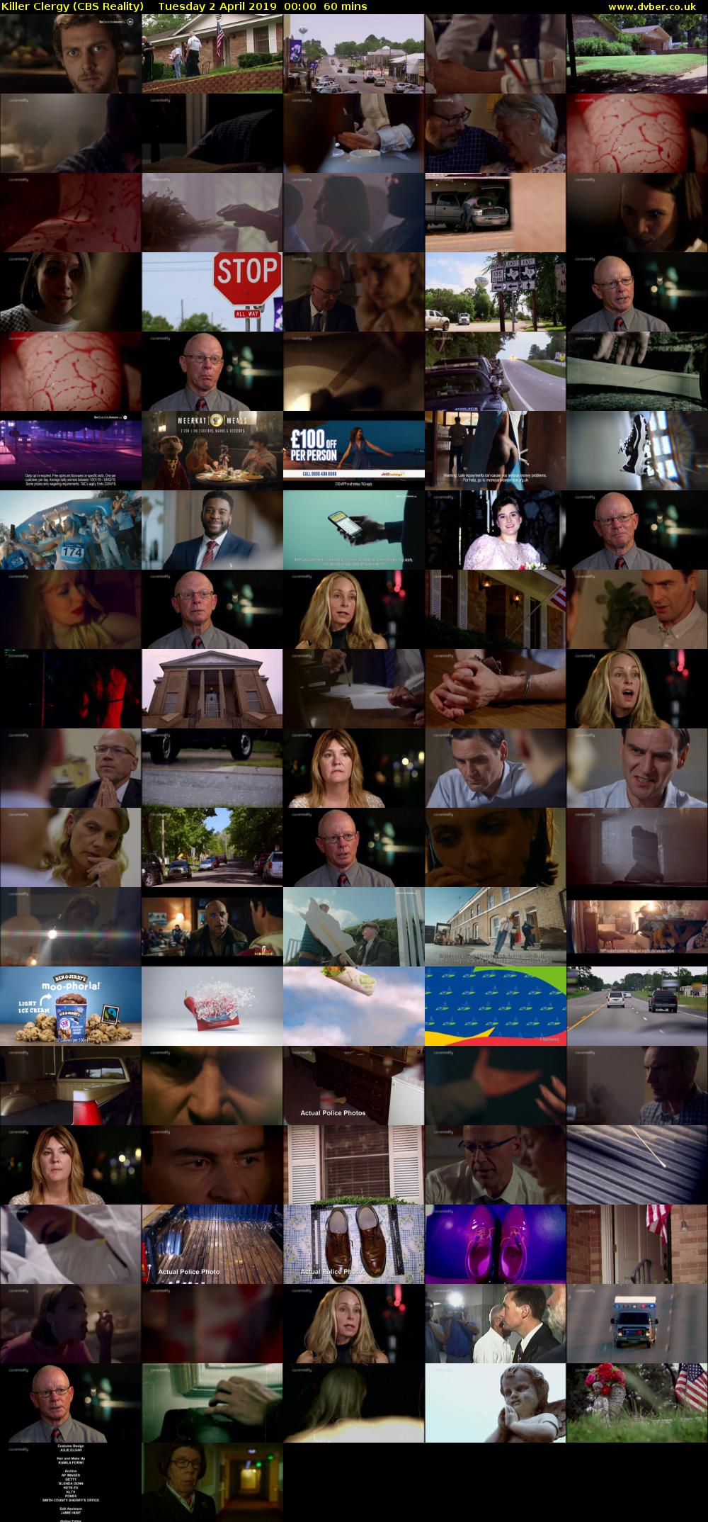 Killer Clergy (CBS Reality) Tuesday 2 April 2019 00:00 - 01:00