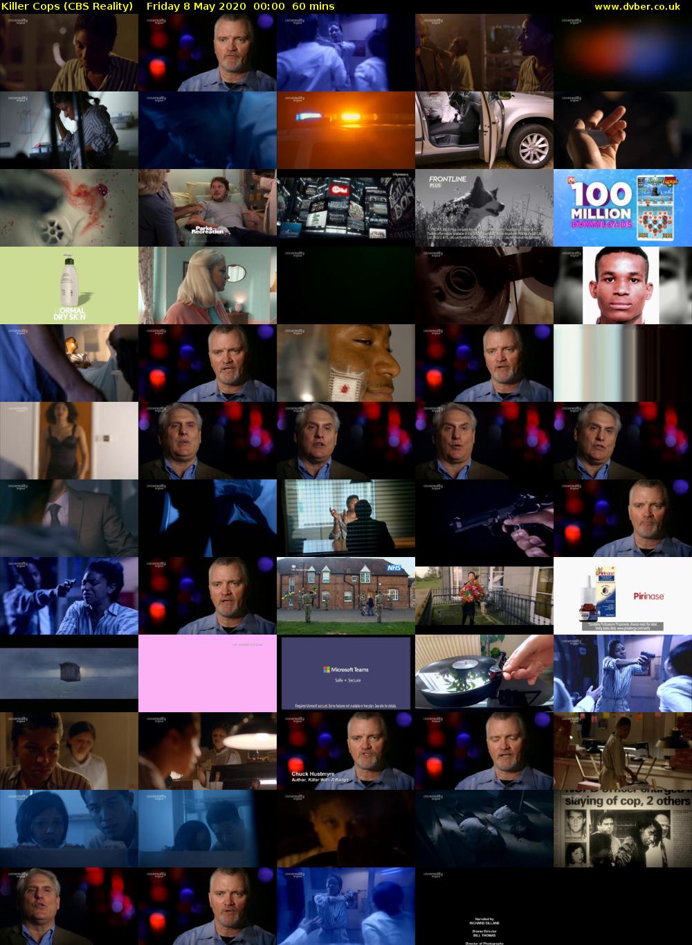 Killer Cops (CBS Reality) Friday 8 May 2020 00:00 - 01:00