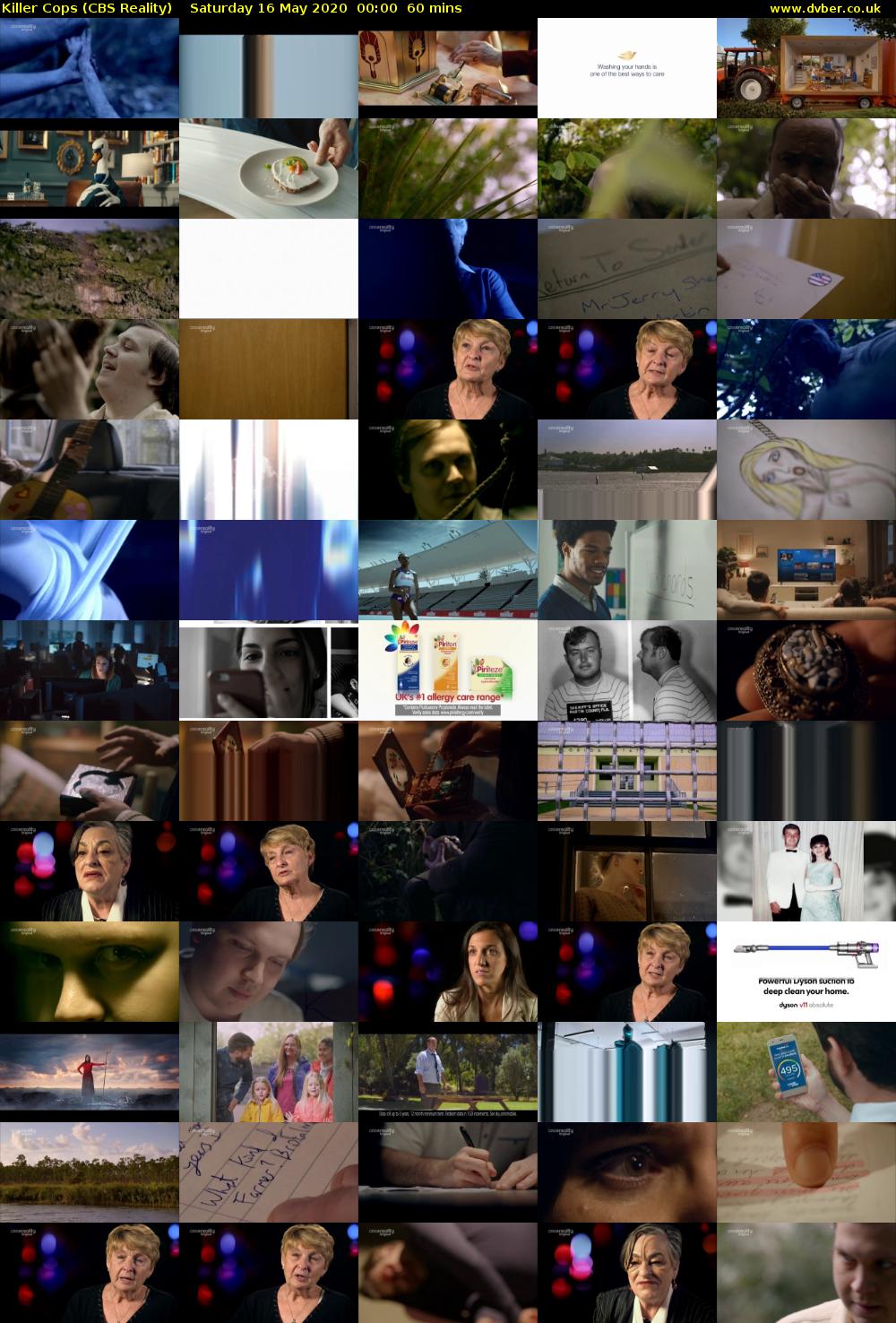 Killer Cops (CBS Reality) Saturday 16 May 2020 00:00 - 01:00