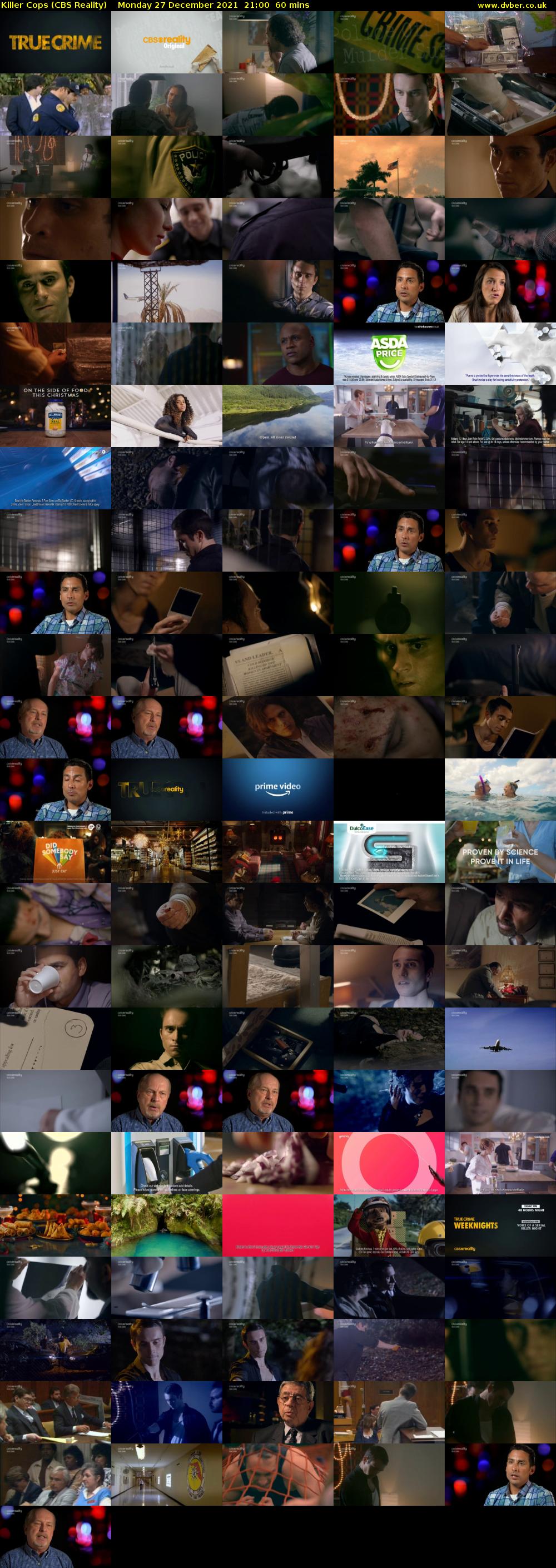 Killer Cops (CBS Reality) Monday 27 December 2021 21:00 - 22:00